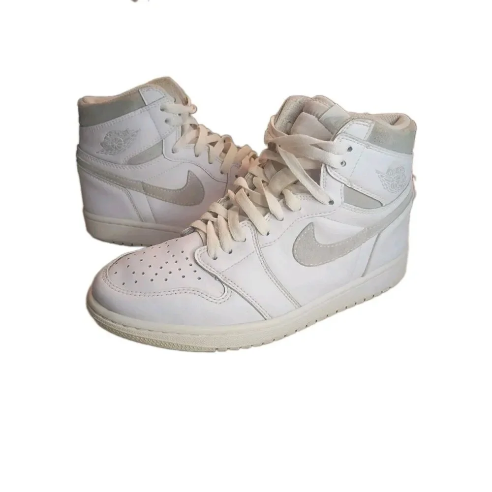 Air Jordan 1 High ’85 “Neutral Grey” Men’s Size 8 Sneakers BQ4422‑100